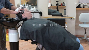 1191 MartinaS backward salon shampooing by barber long thick hair