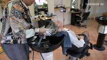Carica l&#39;immagine nel visualizzatore di Gallery, 1198 Curly and LisaM Salon 4 LisaM by curly backward salon hairwash shampooing at backward shampoostation