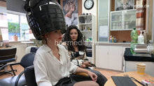 Load image into Gallery viewer, 1198 Curly and LisaM Salon 6 LisaM under the dryer and finish