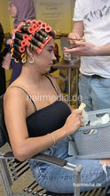 Cargar imagen en el visor de la galería, 1199 05 - 07 Barberette Zoya XXL hair getting a perm by Ukrainian hairdresser 220514 vertical