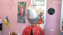 Laden Sie das Bild in den Galerie-Viewer, 1199 12 JennySp by chewing curly Barberette Zoya 220515 hood dryer and blow out