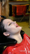 Load image into Gallery viewer, 1205 NatalieK pretty black dry haircut and shampoo forward and backward