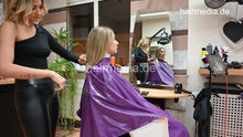 Charger l&#39;image dans la galerie, 1210 MichelleH and sister VanessaH leatherpants 1 caping and dry haircut