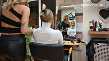 Laden Sie das Bild in den Galerie-Viewer, 1210 MichelleH and sister VanessaH leatherpants 1 caping and dry haircut