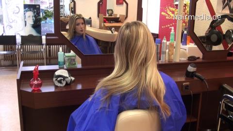 9035 KristinaB by nylon coated barber all methods shampooing forward backward upright