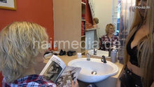 Load image into Gallery viewer, 8200 Joanna 13 arriving and introduction in salon for haircut by Zoya