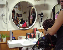 Cargar imagen en el visor de la galería, 654 Salon Gloria Berlin AngeliqueD complete  shampoo and wet set 33 min video for download