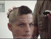 898 6 Sandra a few month later, second forced headshave by same male client   TRAILER