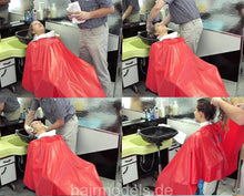 Load image into Gallery viewer, 170 Part 2 Stefanie shampooing by barber salon backward wash in forward sink
