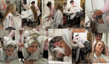 Laden Sie das Bild in den Galerie-Viewer, 192 Malin teen 2 forward shampooing hairwash by mature barberette