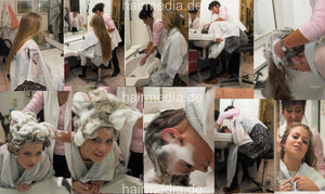192 Malin teen 2 forward shampooing hairwash by mature barberette