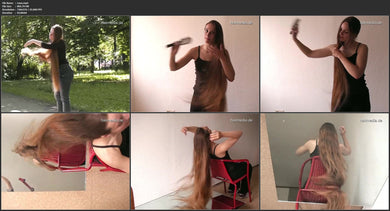 196 Luna XXL hair outdoor hairplay 60 min video for download
