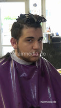 Charger l&#39;image dans la galerie, 1197 19-21 Mido hairy youngman by barber Nico  - vertical video