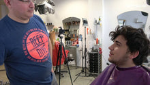 Cargar imagen en el visor de la galería, 1197 19 Mido hairy youngman forwardwash by barber Nico