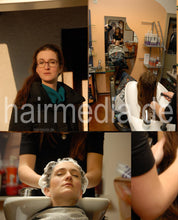 Charger l&#39;image dans la galerie, 6176 Nanna 1 backward manner salon shampooing hairwashing in glasses