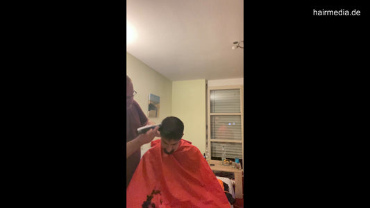 2012 by Nico 201103 barberschoice buzzcut and napeshave 15 min HD video for download
