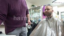 Cargar imagen en el visor de la galería, 2012 20201209 xmas salon barber session by Nico 3 forward wash after buzz