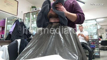 Carica l&#39;immagine nel visualizzatore di Gallery, 2012 20201209 xmas salon barber session by Nico 5 Canan controlled headshave