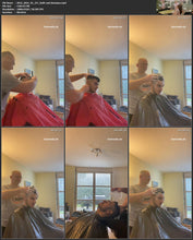 Laden Sie das Bild in den Galerie-Viewer, 2012 20210127 c knife napeshave and another upright and backward shampooing at homeoffice salon