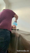 将图片加载到图库查看器，2012 by Nico 210403 forced locked down shampooing and finish at homesalon