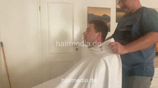 2012 20220620 home dry buzzcut