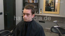Charger l&#39;image dans la galerie, 2015 youngman Ukrainian perm Part 3 haircut by barber