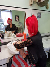 Laden Sie das Bild in den Galerie-Viewer, 6304 Dzaklina by Charline 1 backward shampoo redhead shampoogirl