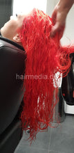 Load image into Gallery viewer, 7095 Charline 4 redhead bleached and permed, cut and blow
