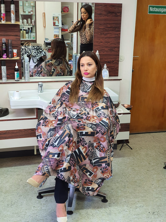 e0013 unique german block fashion shampoocape haircutcape used