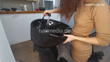 Load image into Gallery viewer, 1165 Barberette Neda self salon shampooing over backward bowl