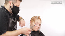Load image into Gallery viewer, 1184 Moldavia 211213 Albina bleaching shampoo and short haircut