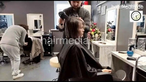 7201 Ukrainian hairdresser in Kaunas 220330 drycut 2 bob cut