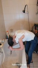 Load image into Gallery viewer, 1195 Francesca 220412 self home shampooing forward hairwash