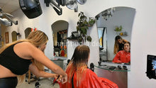 Charger l&#39;image dans la galerie, 1050 220821 private Livestream Sabrina dry haircut at Zoya