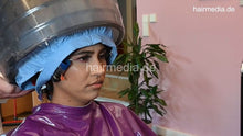 Load image into Gallery viewer, 6214 Barberette Zoya February 4 under the dryer in permcap