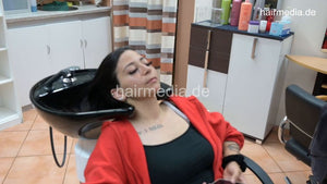 6215 Yasmin ASMR backward shampoo by barber