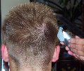 238 3 young males by barberette cut and buzz at home