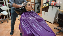 Charger l&#39;image dans la galerie, 1222 YasminN 2 shampoo long thick teen hair by barber ASMR