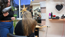 Carica l&#39;immagine nel visualizzatore di Gallery, 1222 YasminN 2 shampoo long thick teen hair by barber ASMR