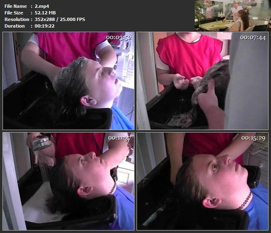 9131 family shampooing 2 sister by dederon sister backward in mobile sink