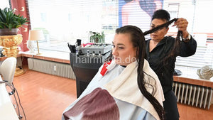 7116 AngelikaS 2 haircut and perm wrap