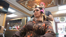 将图片加载到图库查看器，1164 Judy 07 LG salon male hairdresser blow and curly and heavy spray