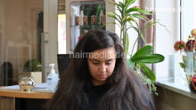 Laden Sie das Bild in den Galerie-Viewer, 3002 Sinem thick and long hair ASMR extrem long  backward salon shampooing by Barber
