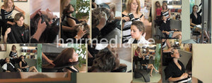 324 Petra and Vera salon backward shampooing hairwash complete