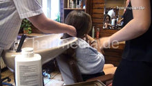 Cargar imagen en el visor de la galería, 325 OlgaO second session backward hairwash and massage by hobbybarber Kia controlled