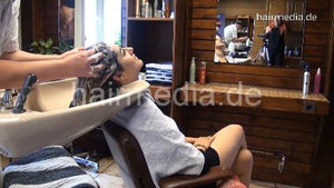 325 OlgaO second session backward hairwash and massage by hobbybarber Kia controlled