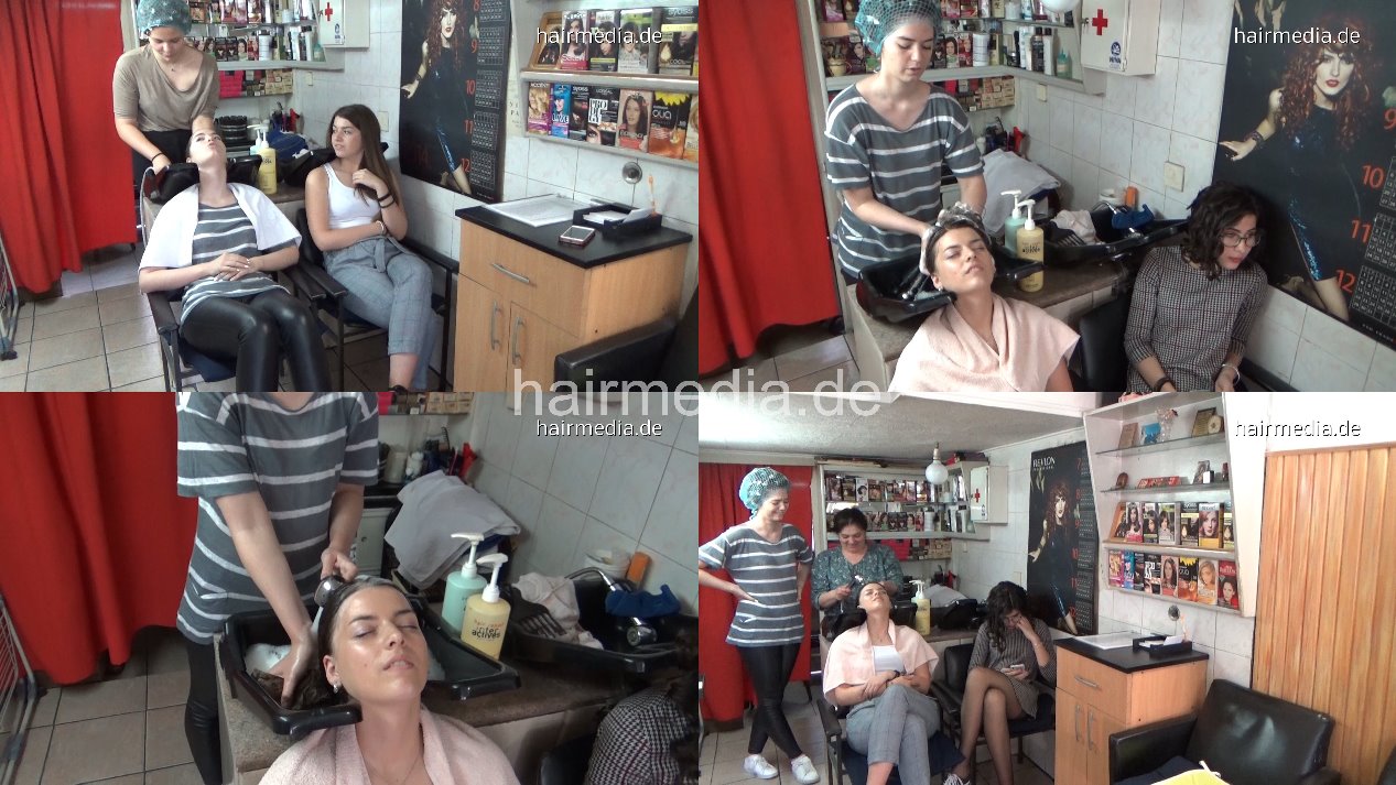 375 Tamara Una Masa all 3 backward shampooing and set 147 min HD video for download