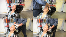 Load image into Gallery viewer, 387 ValentinaDG shampooed backward by barber