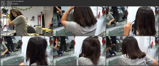 387 JS Asya 4 self blow dry ASMR
