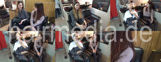 390 Anette hair ear and face by barber 25 min HD video for download